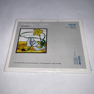CKE-89 Manana (Stained Glass Full Size Patterns) By Caroline Kyle 1986